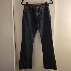 Elite Jeans Women's Dark Blue Flared Jeans